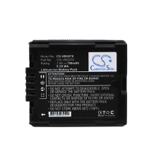 Remplacement de batterie compatible pour Panasonic  VW-VBG070A, VW-VBG070-K, VW-VBG070