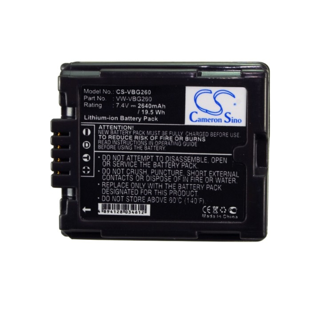 Batterie de l'appareil photo Panasonic HDC-TM15K