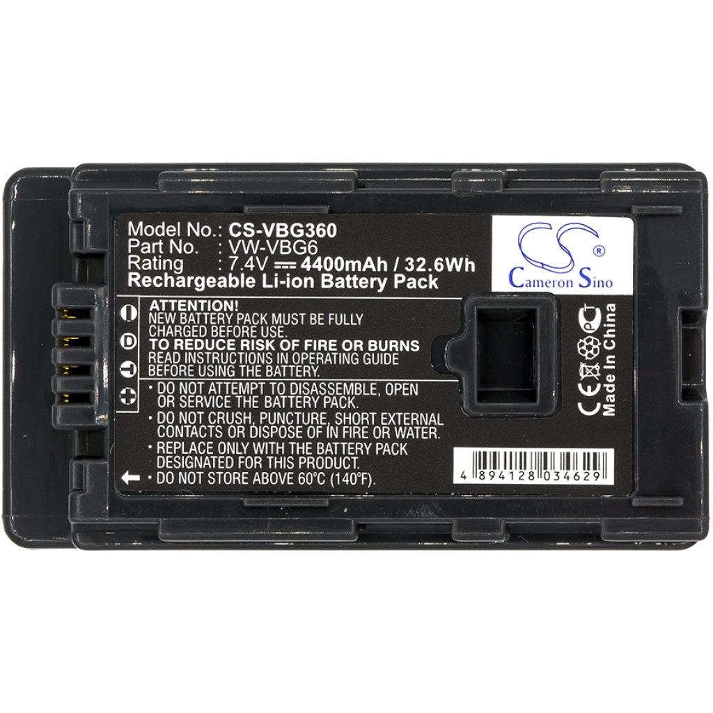 Batterie de l'appareil photo Panasonic HDC-HS350