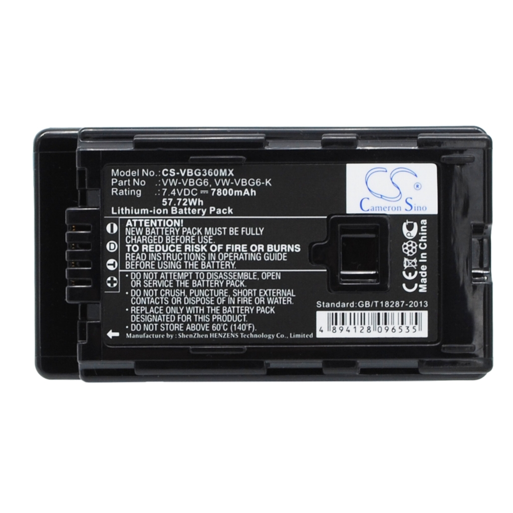 Batterie de l'appareil photo Panasonic HDC-DX3