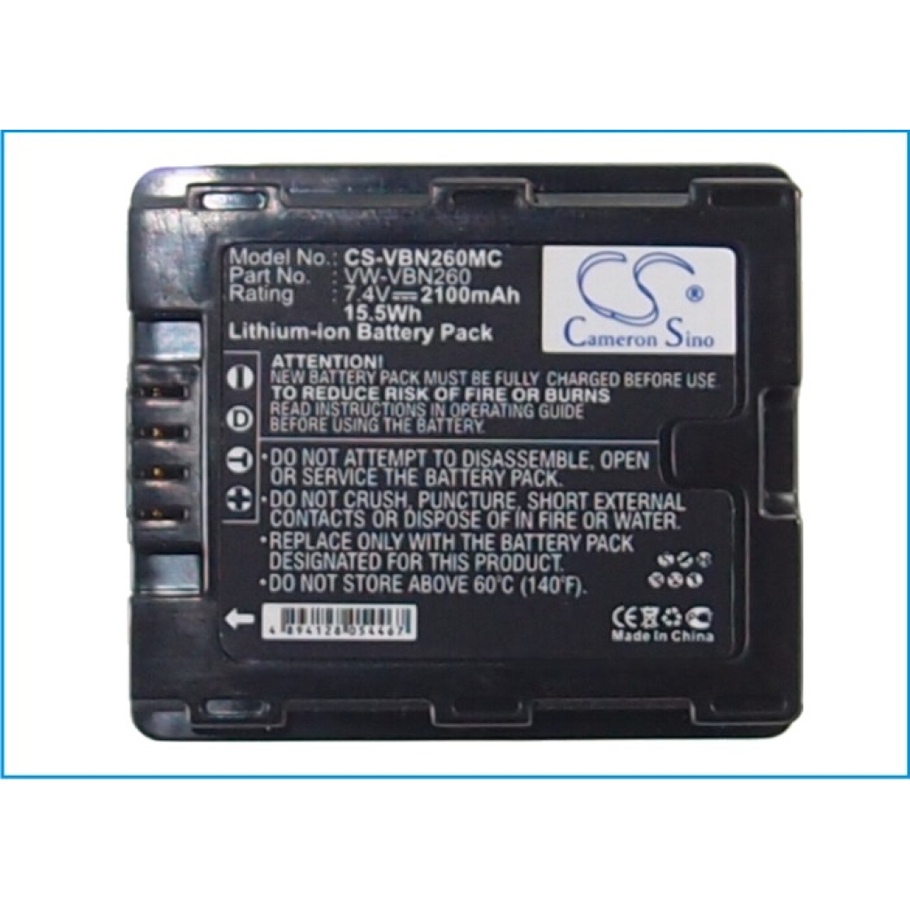 Camera Battery Panasonic HDC-SD800