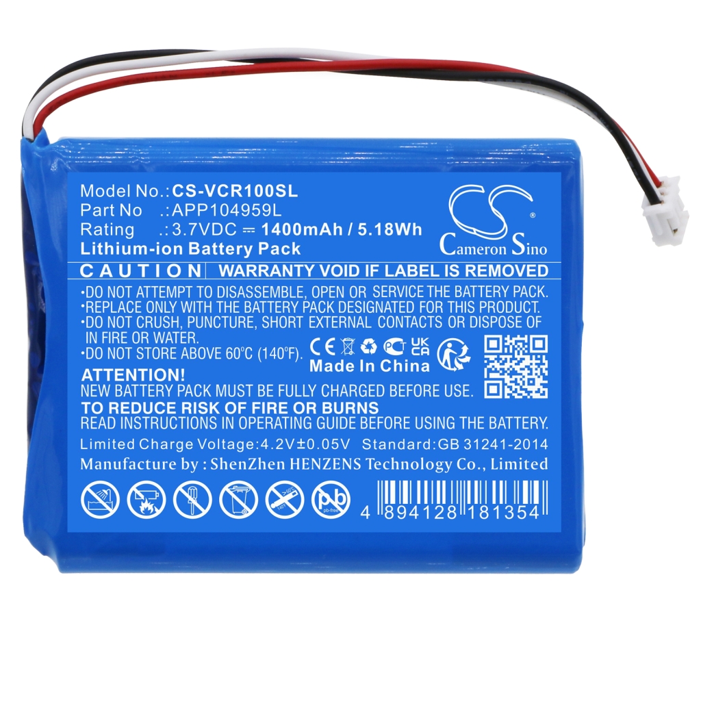 Batteries Amplificateur Batterie CS-VCR100SL