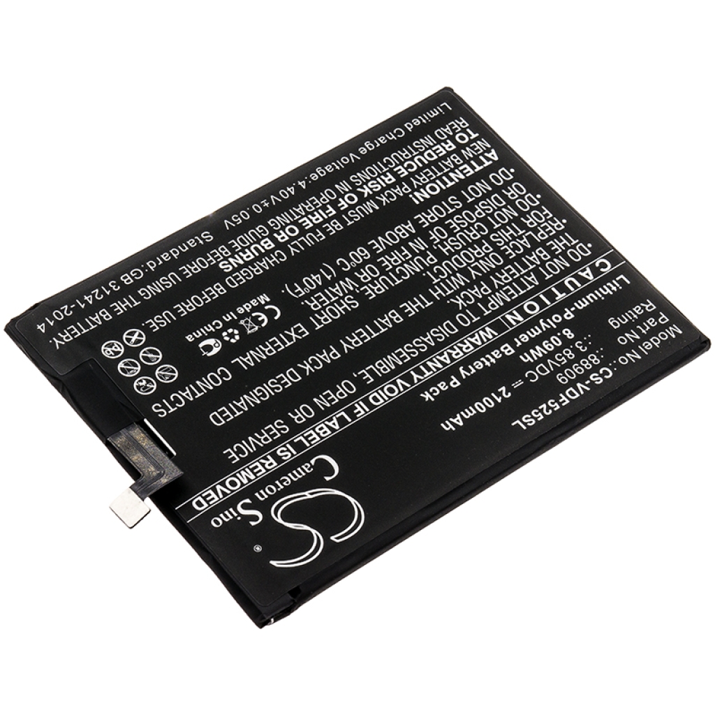 Compatible battery replacement for Vodafone 88909