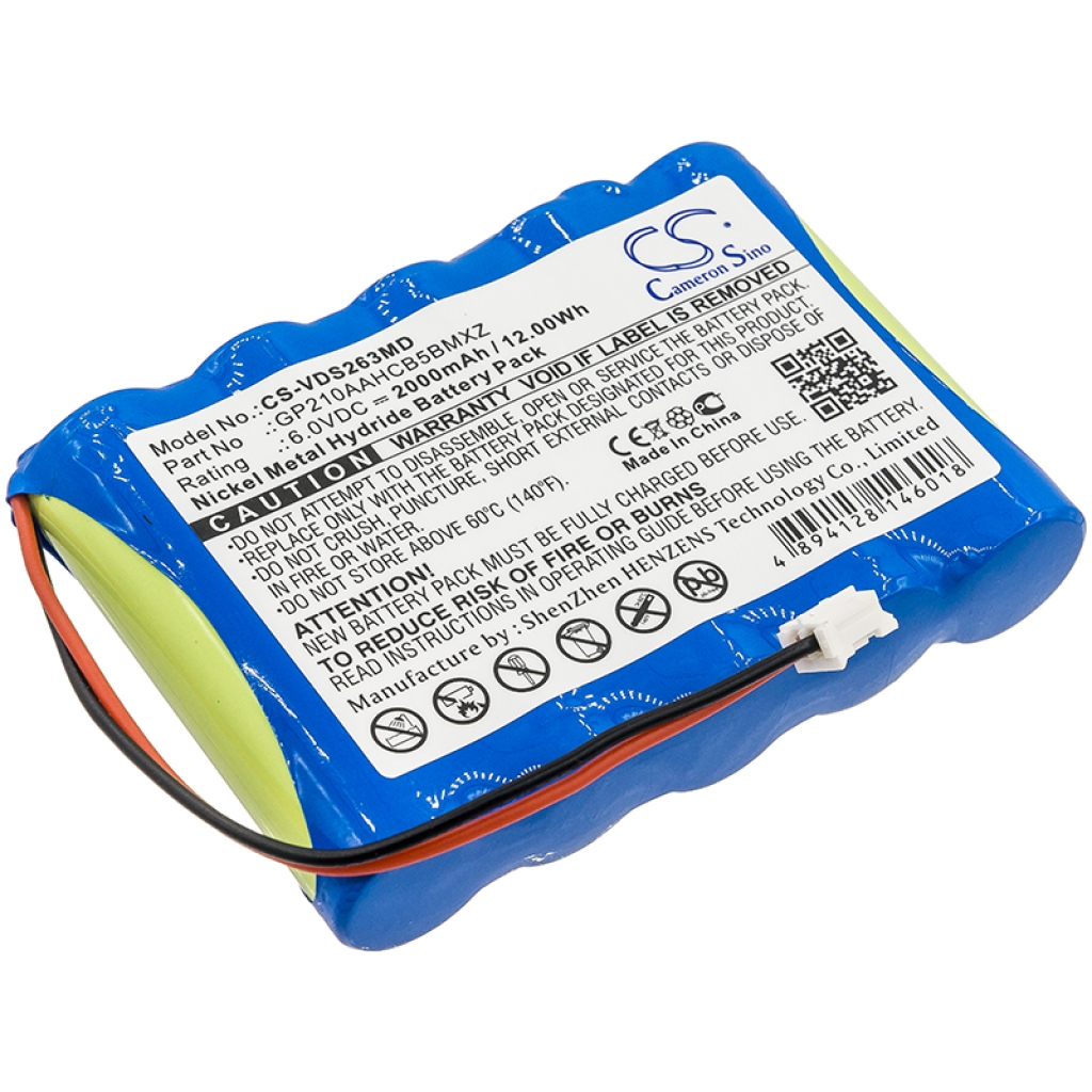 Compatible battery replacement for Vdw GP210AAHCB5BMXZ