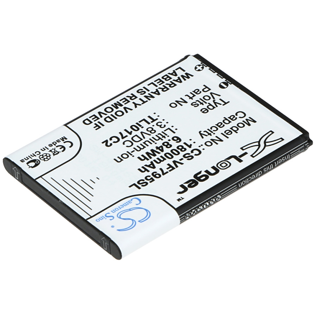 Remplacement de batterie compatible pour Vodafone TLI017C2