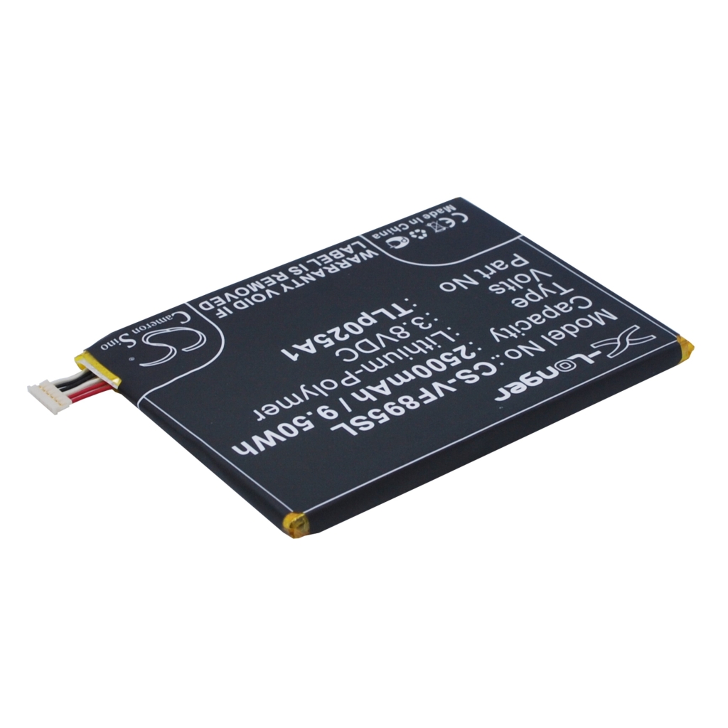 Remplacement de batterie compatible pour Vodafone TLP025A1