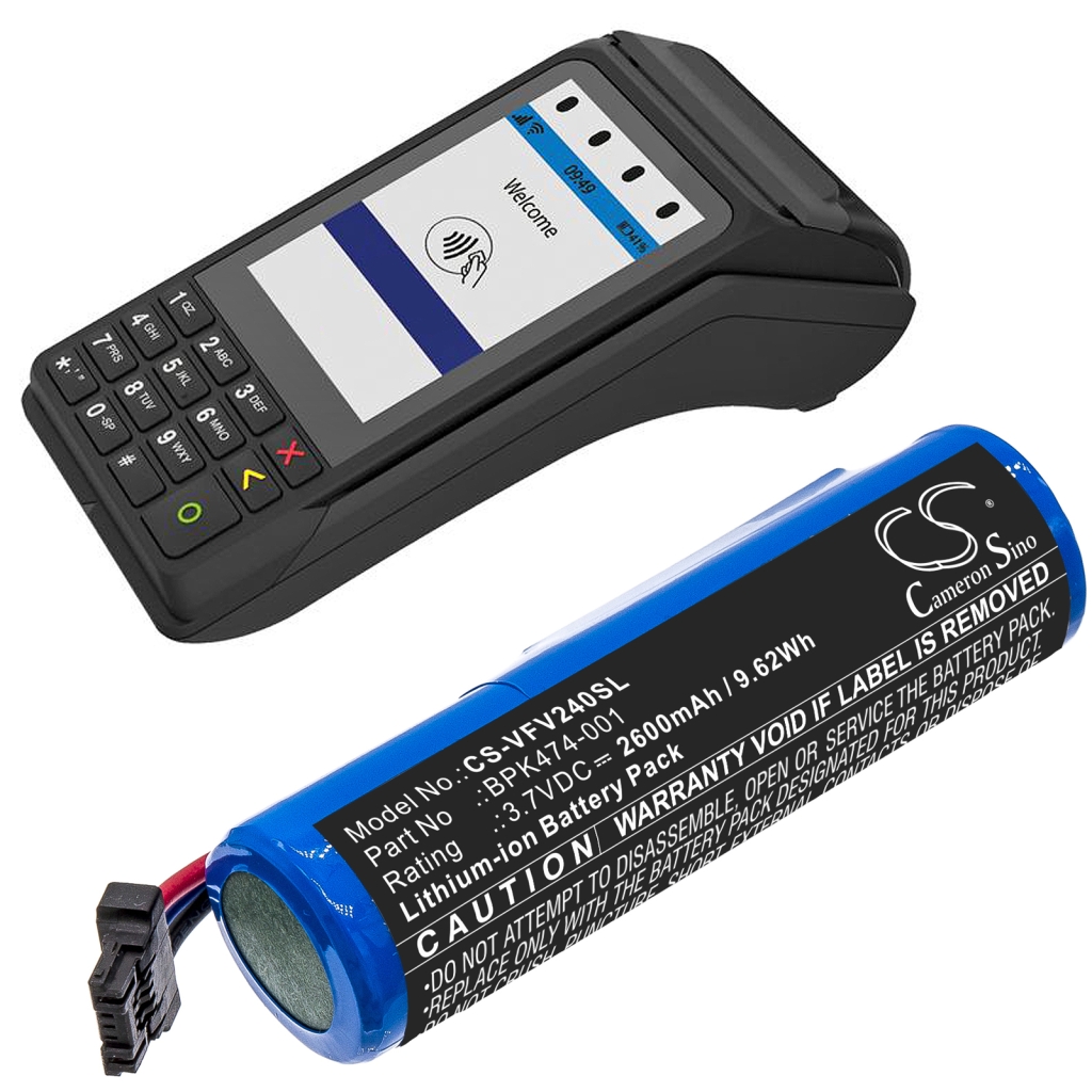 Terminal de paiement Batterie Verifone V240m Plus