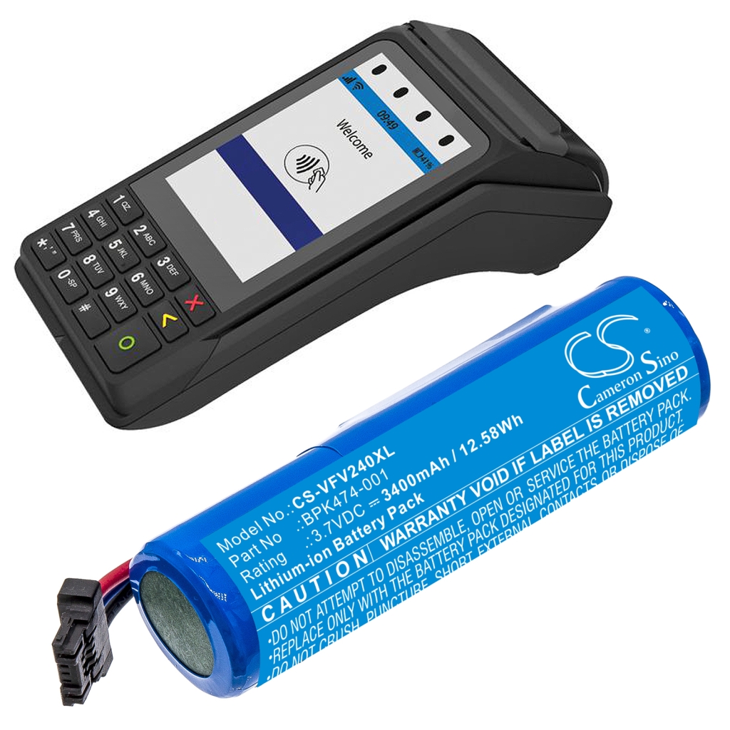 Payment Terminal Battery Verifone CS-VFV240XL