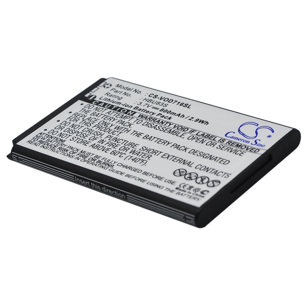 Remplacement de batterie compatible pour Vodafone HBU83S