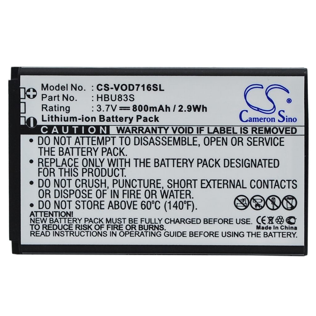 Batteries Remplace HBU83S