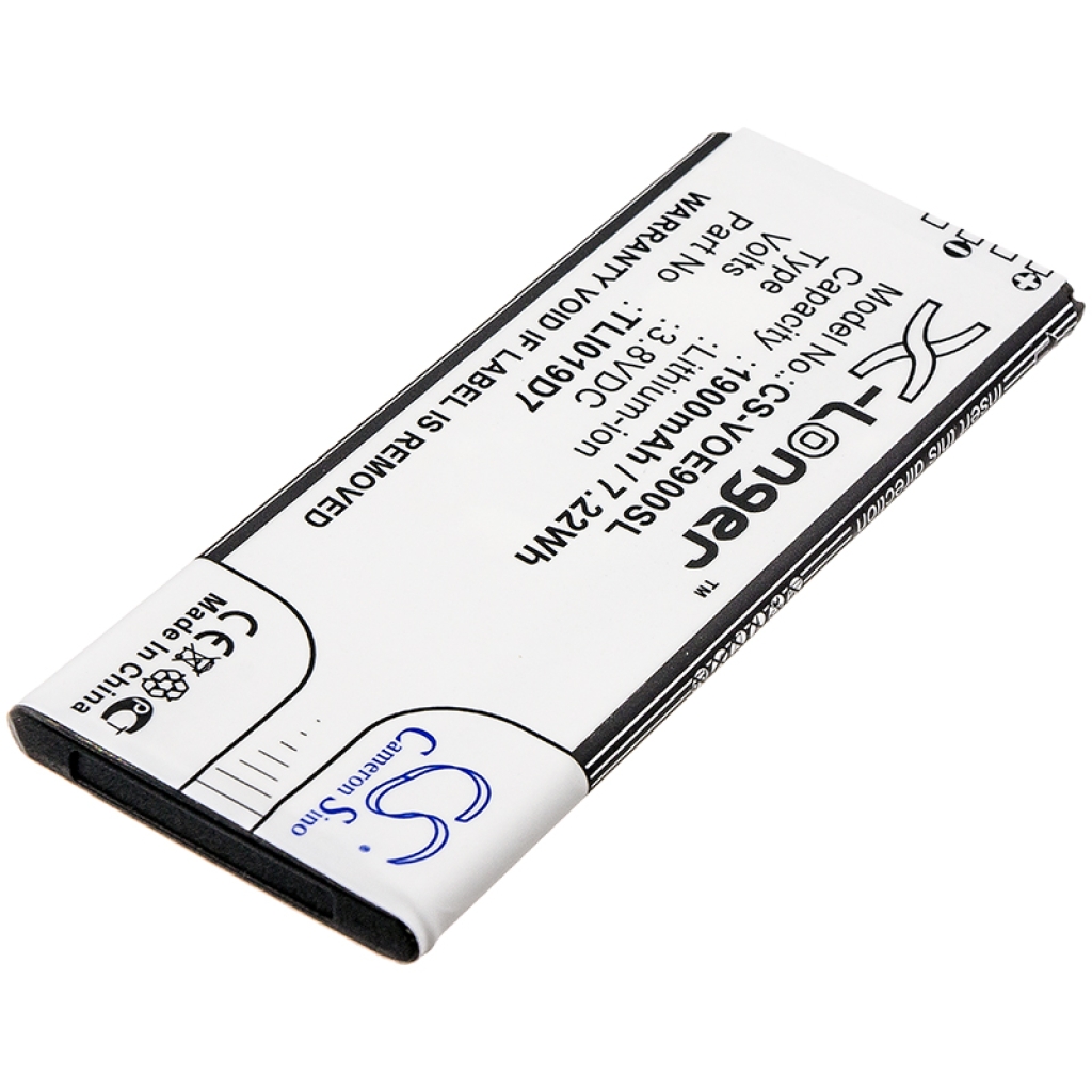 Compatible battery replacement for Alcatel TLI019D7