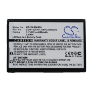 CS-VX5600SL<br />Batterie pour  remplace la batterie SBPL0099202