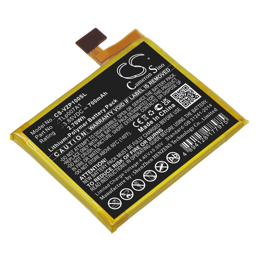 Compatible battery replacement for Verizon TLP007A1