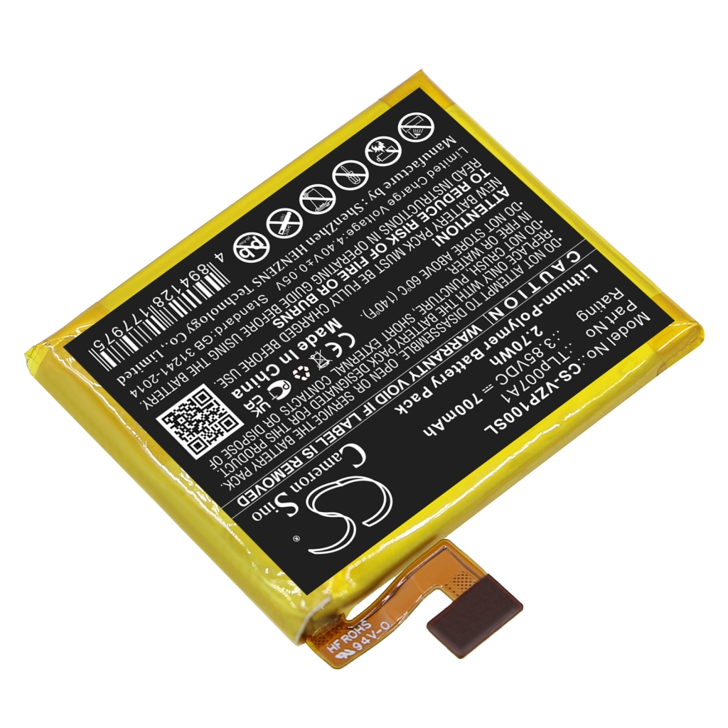 Compatible battery replacement for Verizon TLP007A1