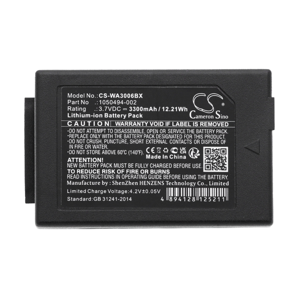 Code à barres, Scanner Batterie du scanner TEKLOGIX CS-WA3006BX