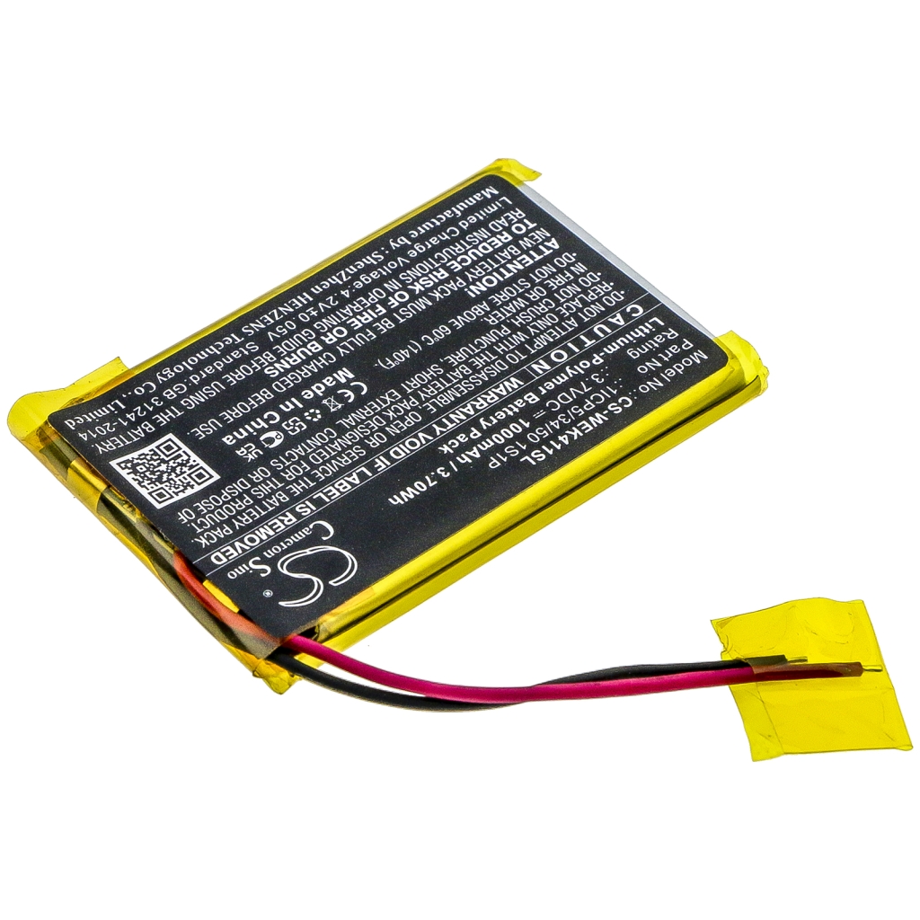 Compatible battery replacement for Wacom 1ICP5/34/50 1S1P