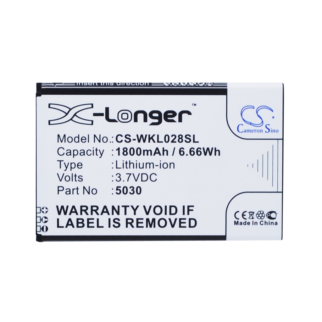 Compatible battery replacement for Wiko 5030