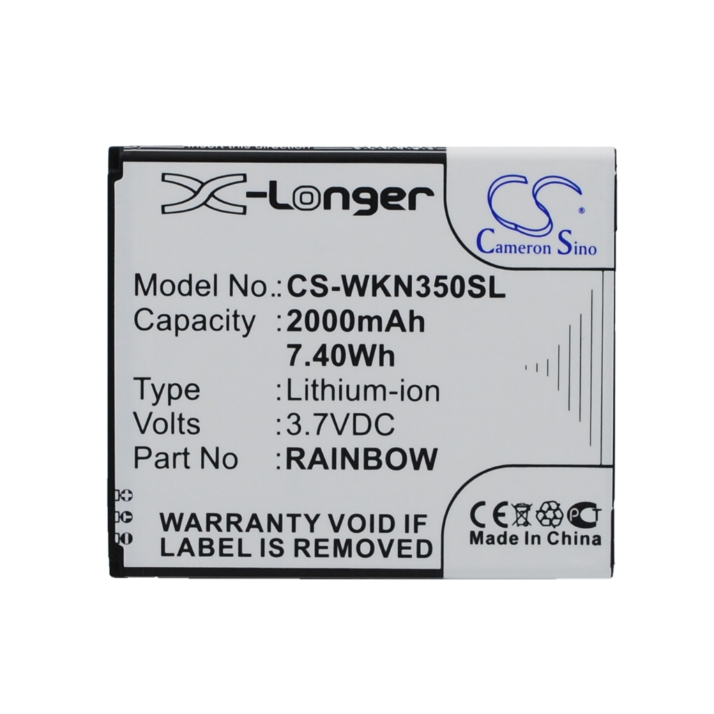 Compatible battery replacement for Wiko RAINBOW