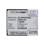 CS-WKN350SL<br />Batterie pour  remplace la batterie Rainbow