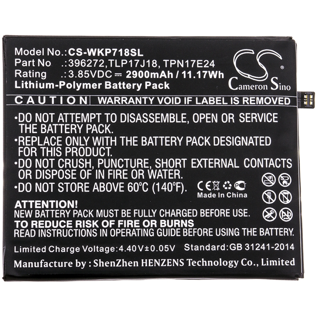 Batteries Remplace TPN17E24