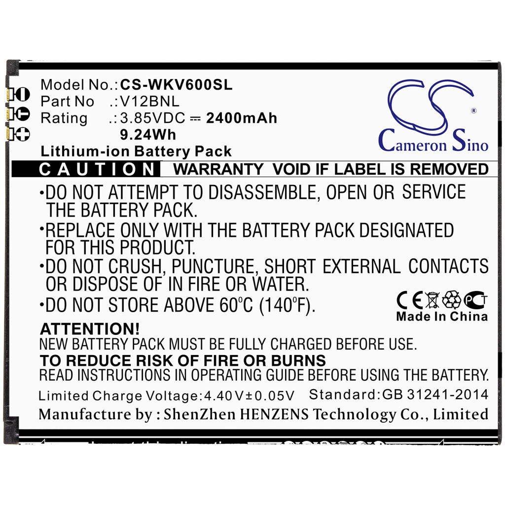 Battery Replaces V12BNL