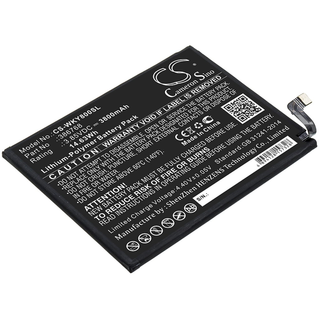 Mobile Phone Battery Wiko CS-WKY800SL