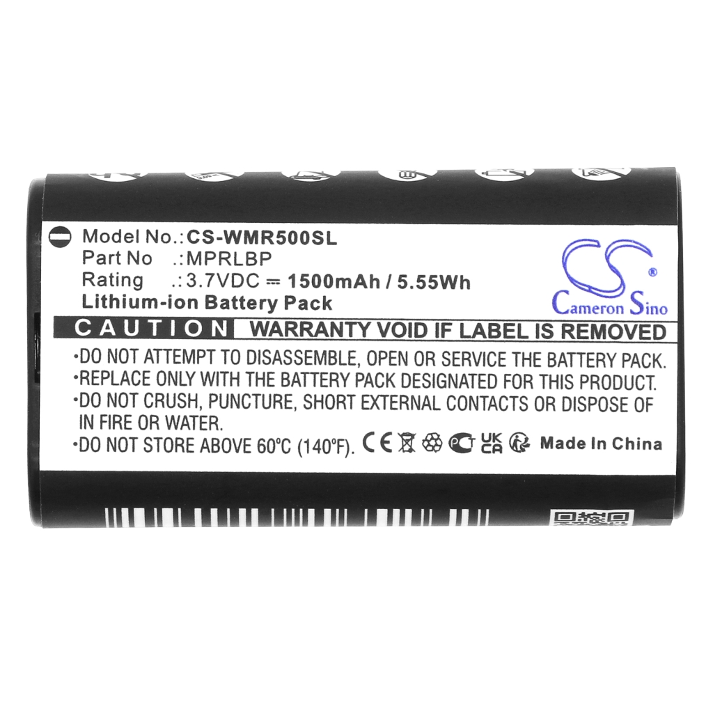 Compatible battery replacement for Wisycom MPRLBP