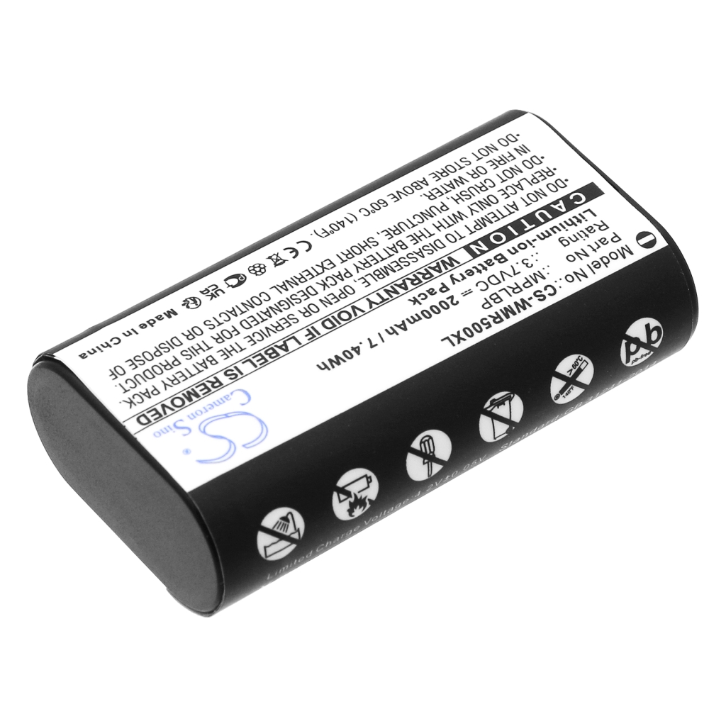 Compatible battery replacement for Wisycom MPRLBP