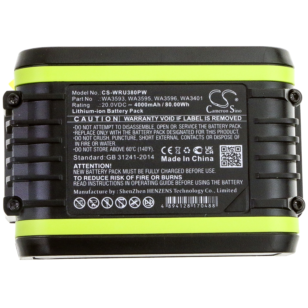 Batterie industrielle Worx CS-WRU380PW