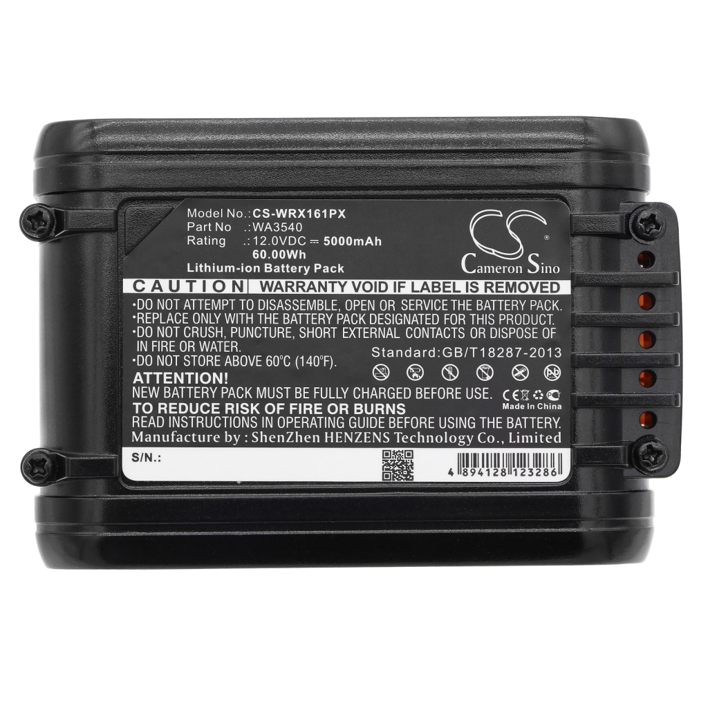 Battery industrial Worx WU161