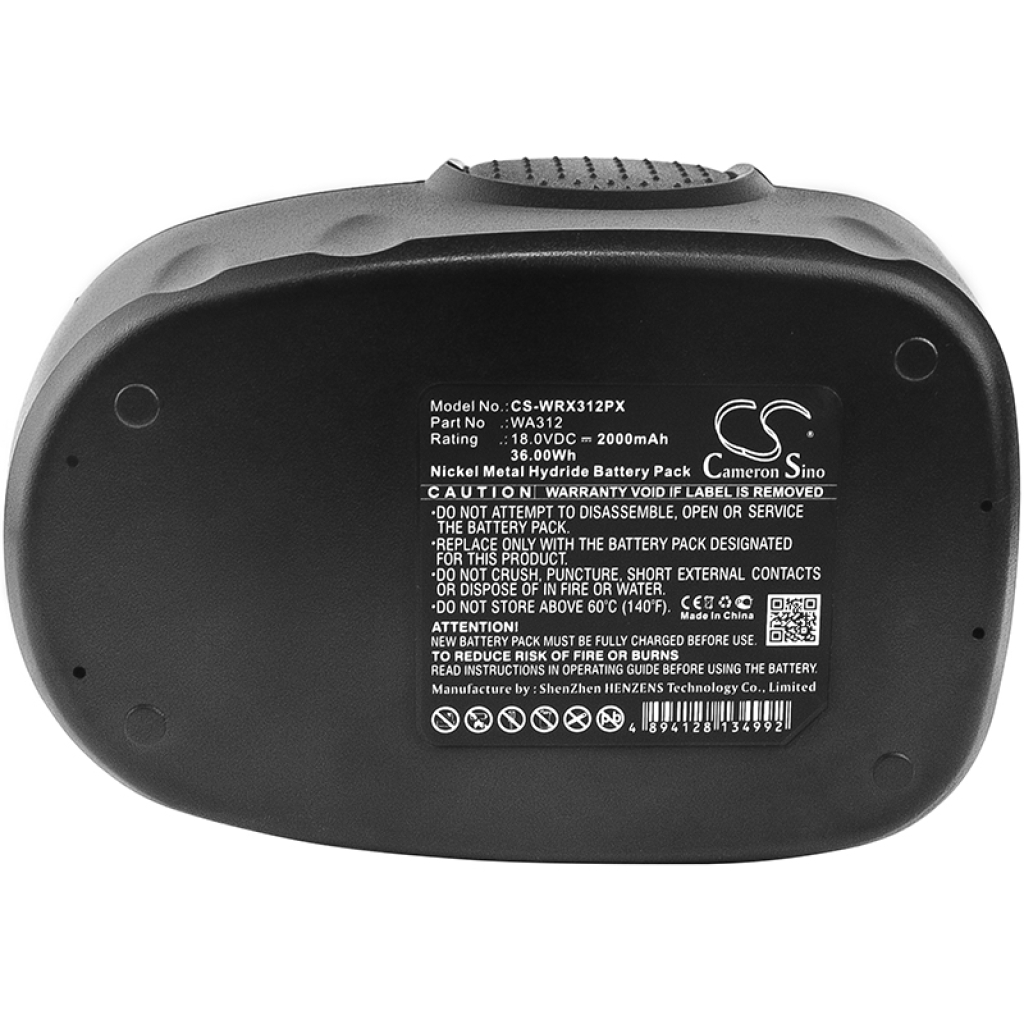 Compatible battery replacement for Worx WA3127