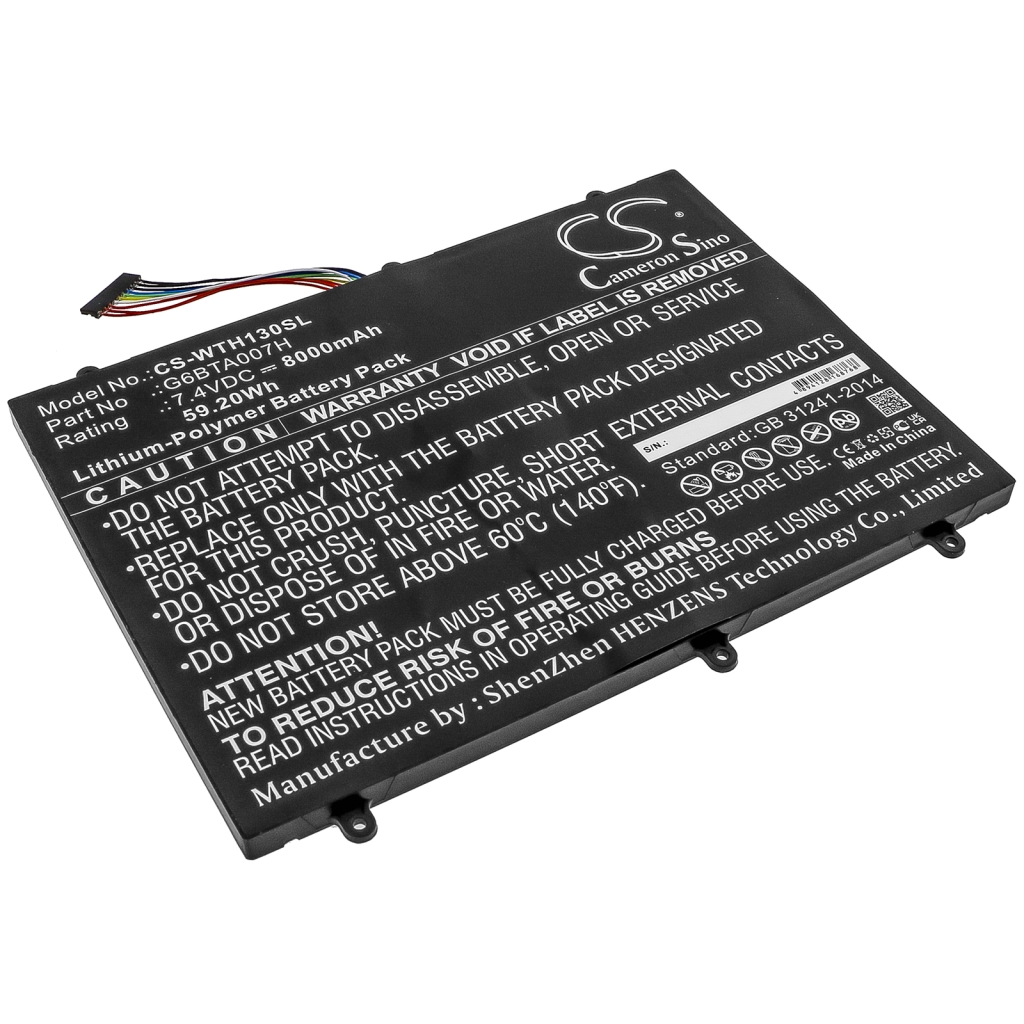 Compatible battery replacement for Wacom G6BTA007H