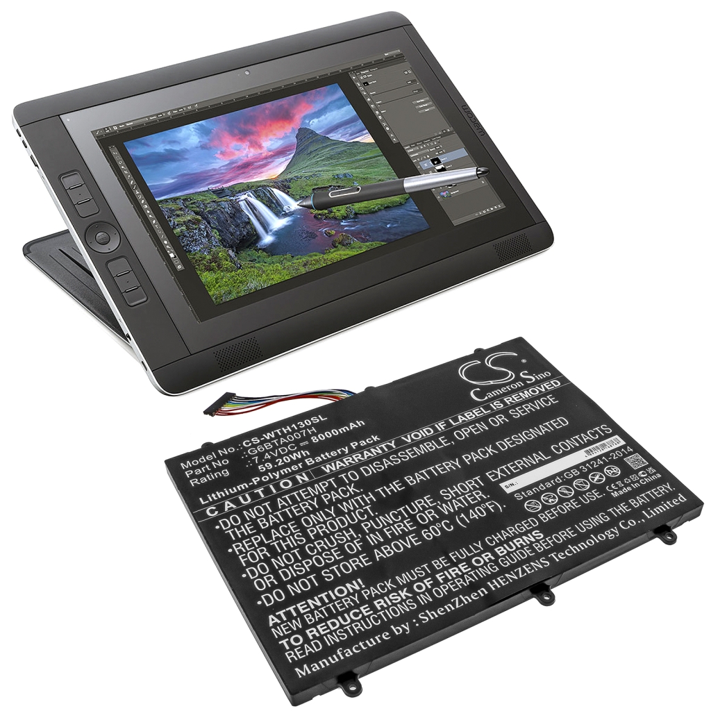 Tablette Batterie Wacom CS-WTH130SL