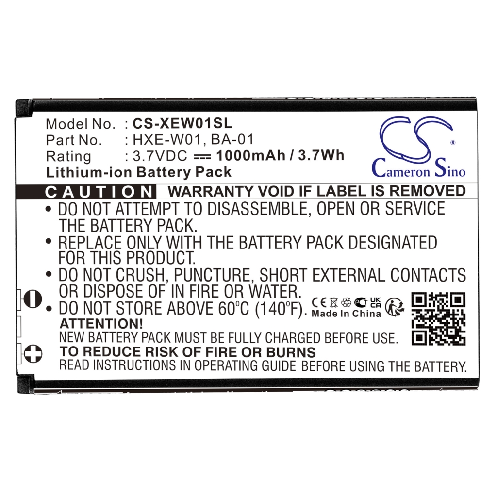 Battery Replaces HXE-W01