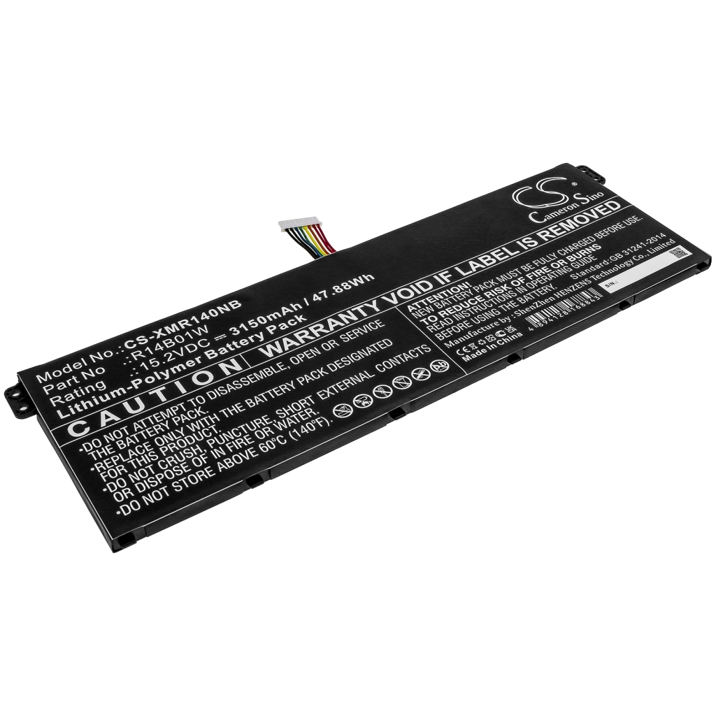 Remplacement de batterie compatible pour Xiaomi R14B01W