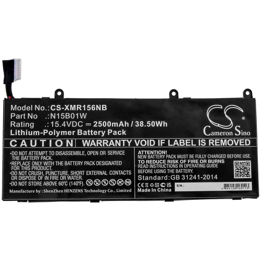 Compatible battery replacement for Xiaomi N15B01W