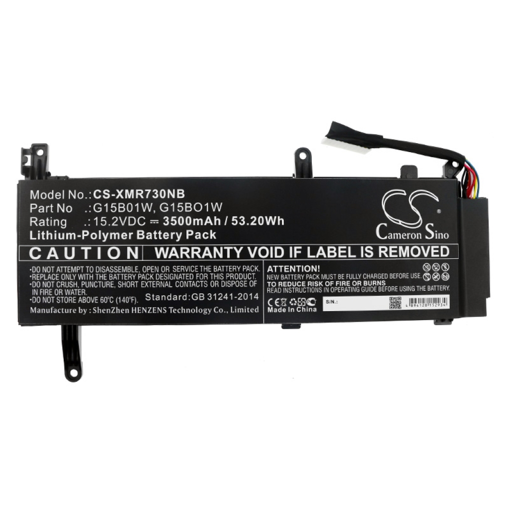 Batteries Remplace G15BO1W