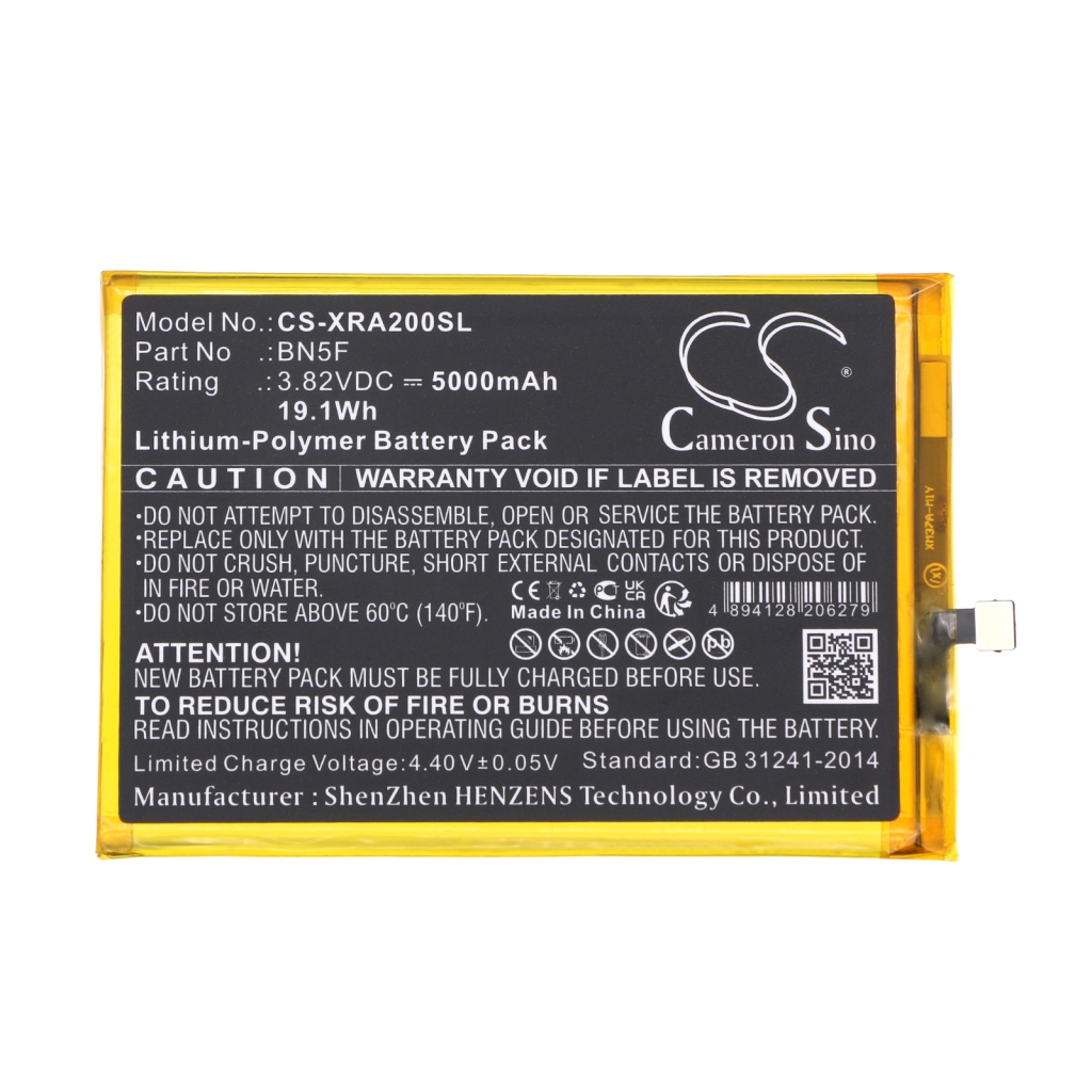 Compatible battery replacement for Redmi BN5F