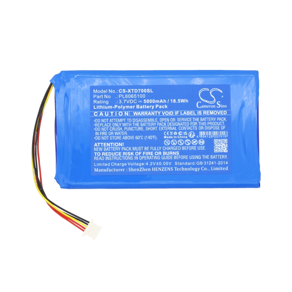 Compatible battery replacement for Xtool PL6065100