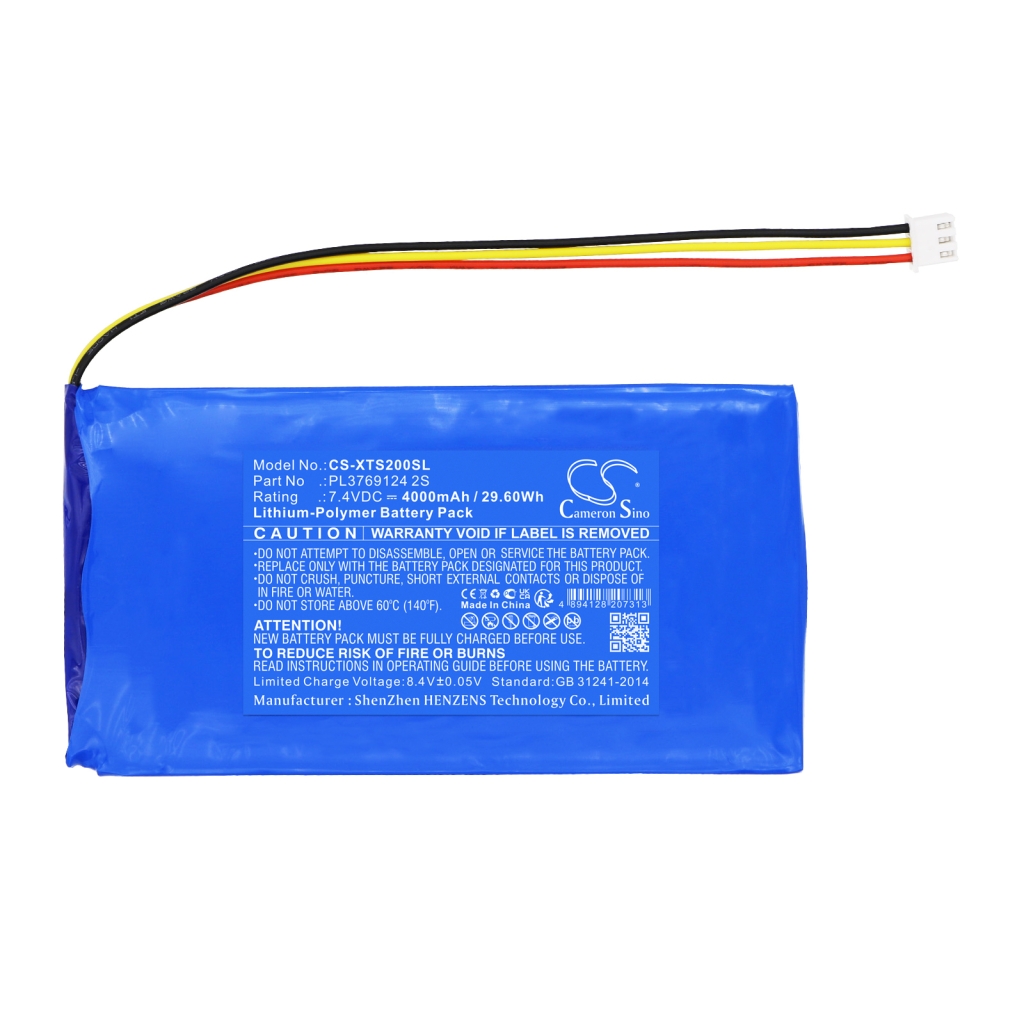 Compatible battery replacement for Xtool PL3769124 2S