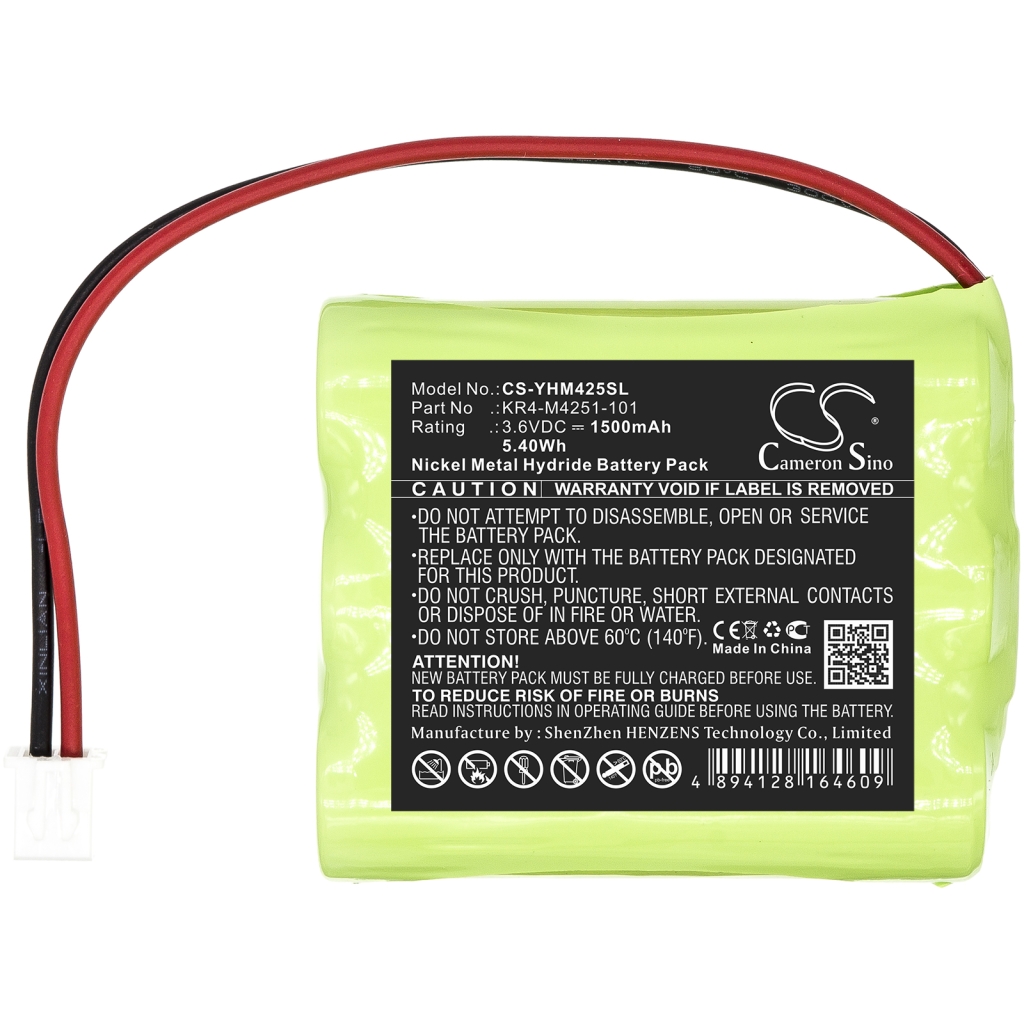 Compatible battery replacement for Yamaha 