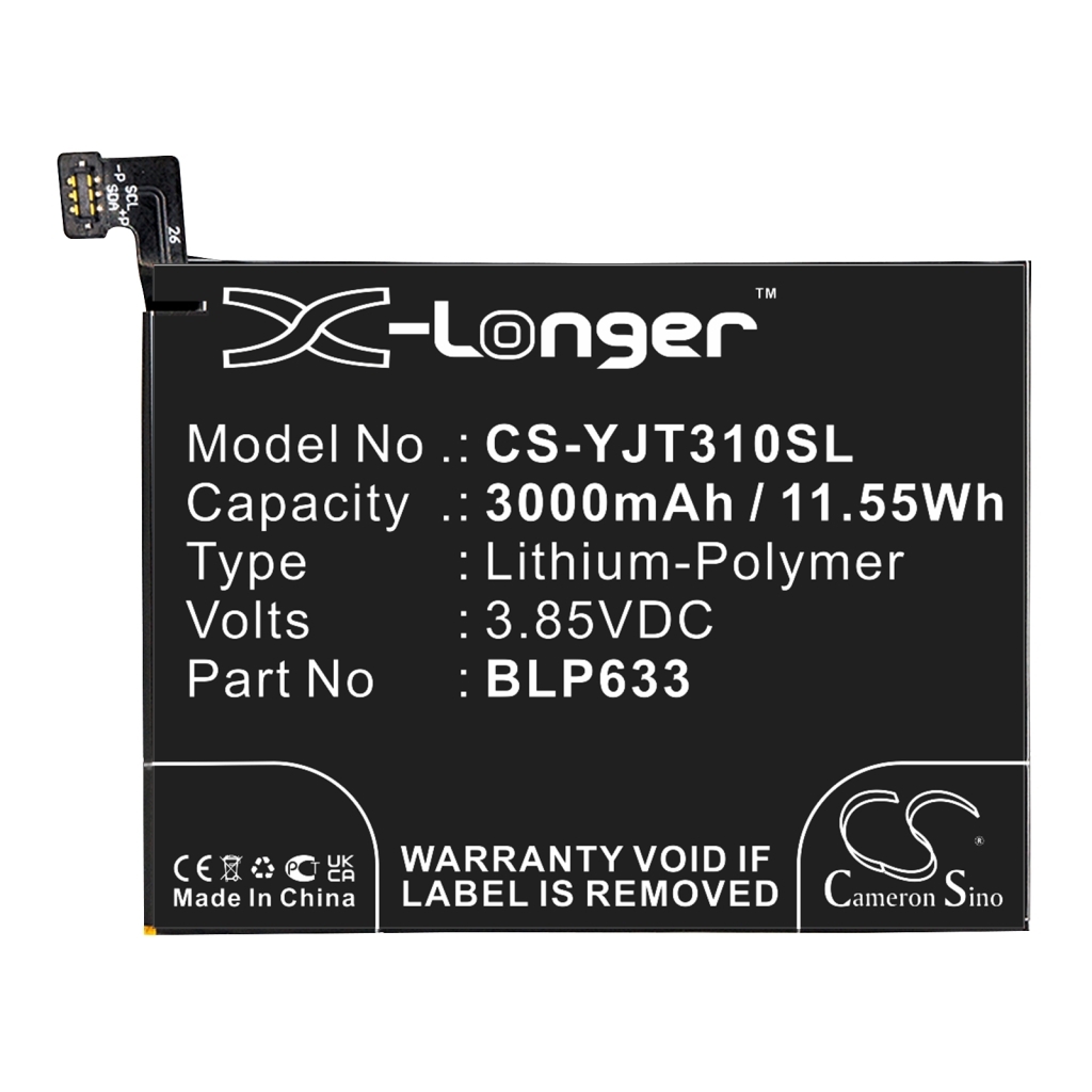 Batteries Remplace BLP633