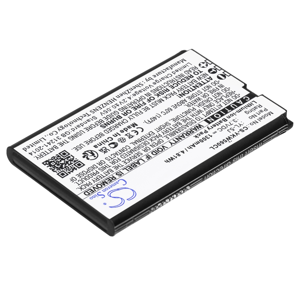 Batterie de téléphone sans fil Yealink CS-YKW560CL