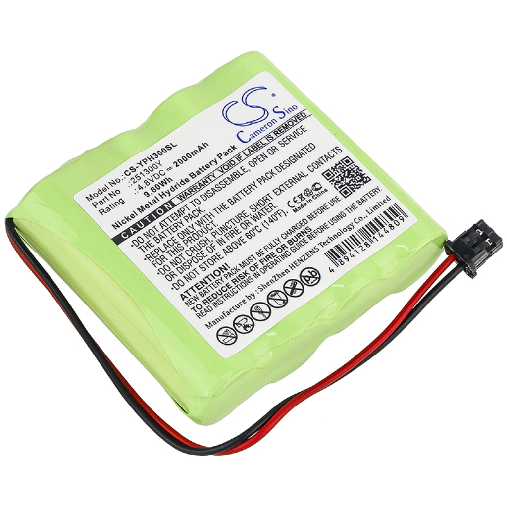 Compatible battery replacement for Ysi 251300Y