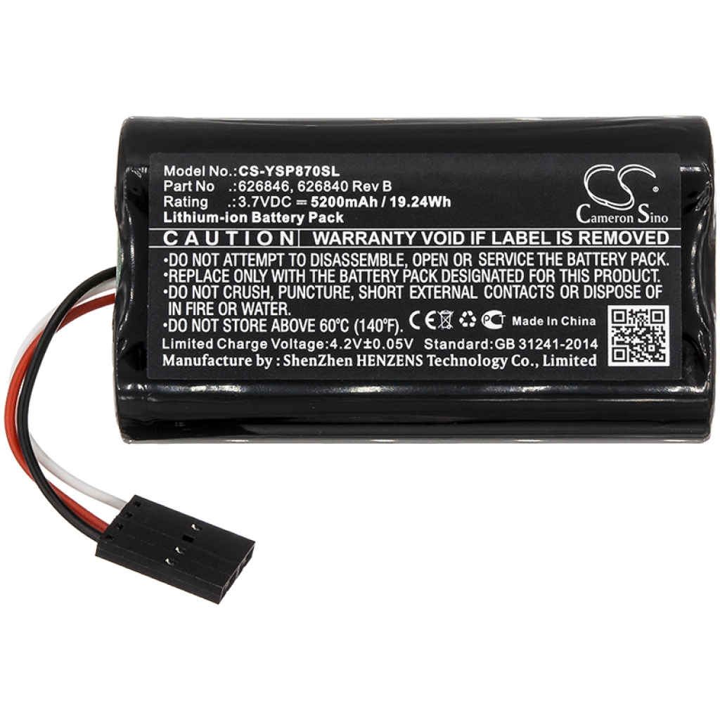 Batteries Remplace 626840 Rev B