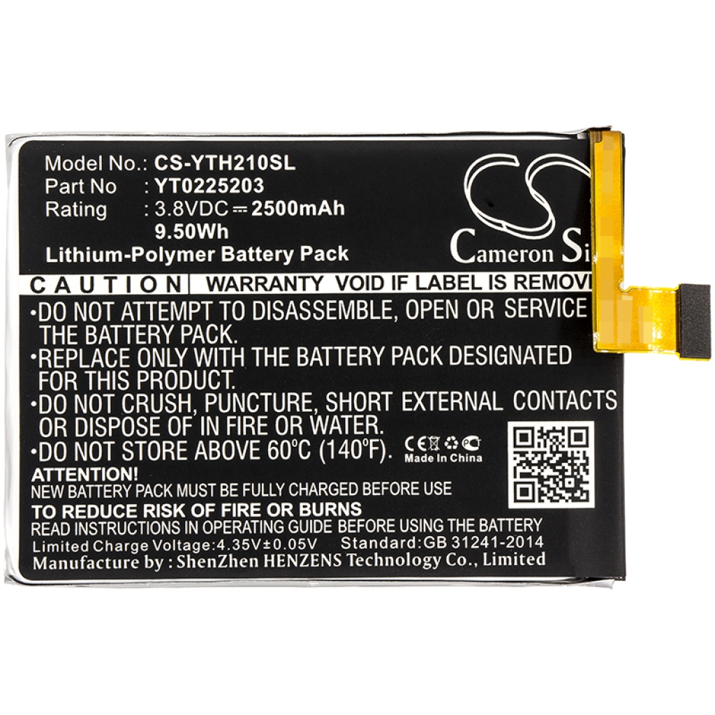 Compatible battery replacement for Yota YT0225023