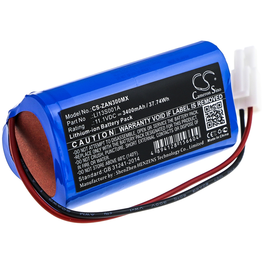 Remplacement de batterie compatible pour Zondan LI13S001A