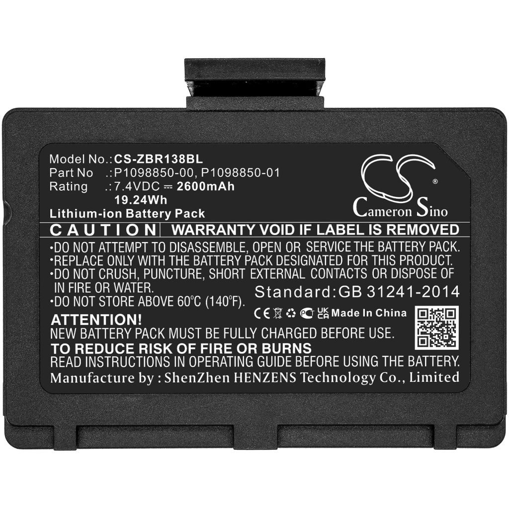 Battery Replaces P1098850-002