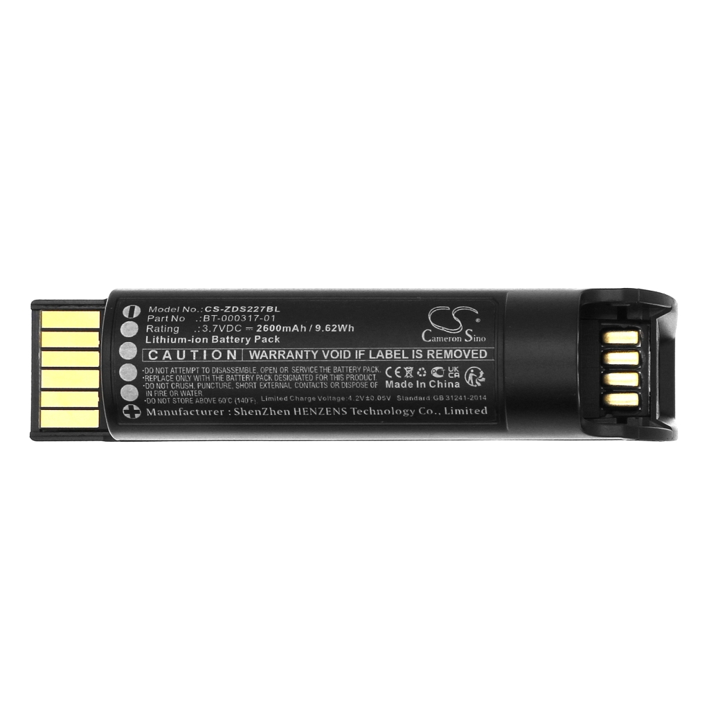 BarCode, Scanner Battery Zebra CS-ZDS227BL