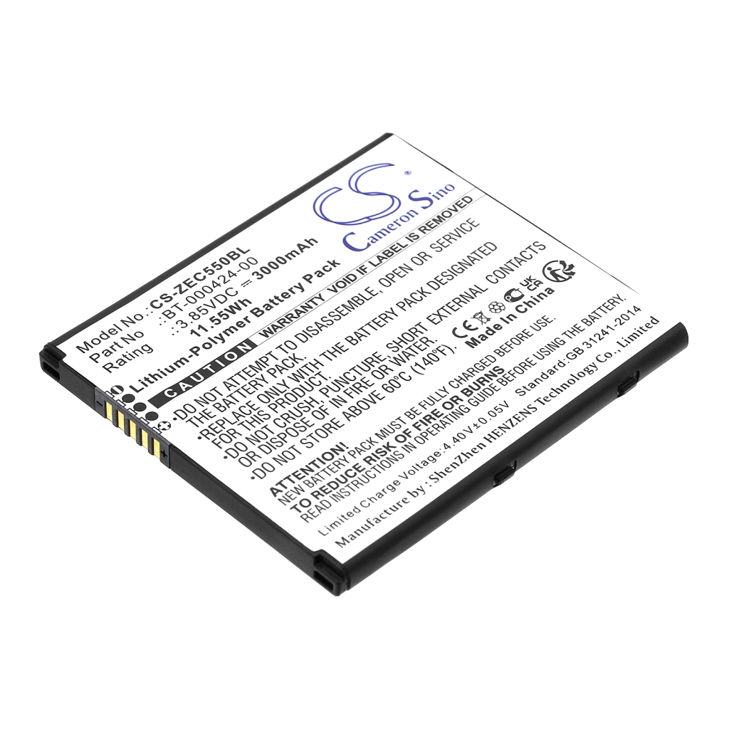 BarCode, Scanner Battery Zebra EC55AK-11B132-NA